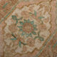 2x3 floral turkish vintage rug,2x3 doormat,95x45 cm,3.1x1.6 ft