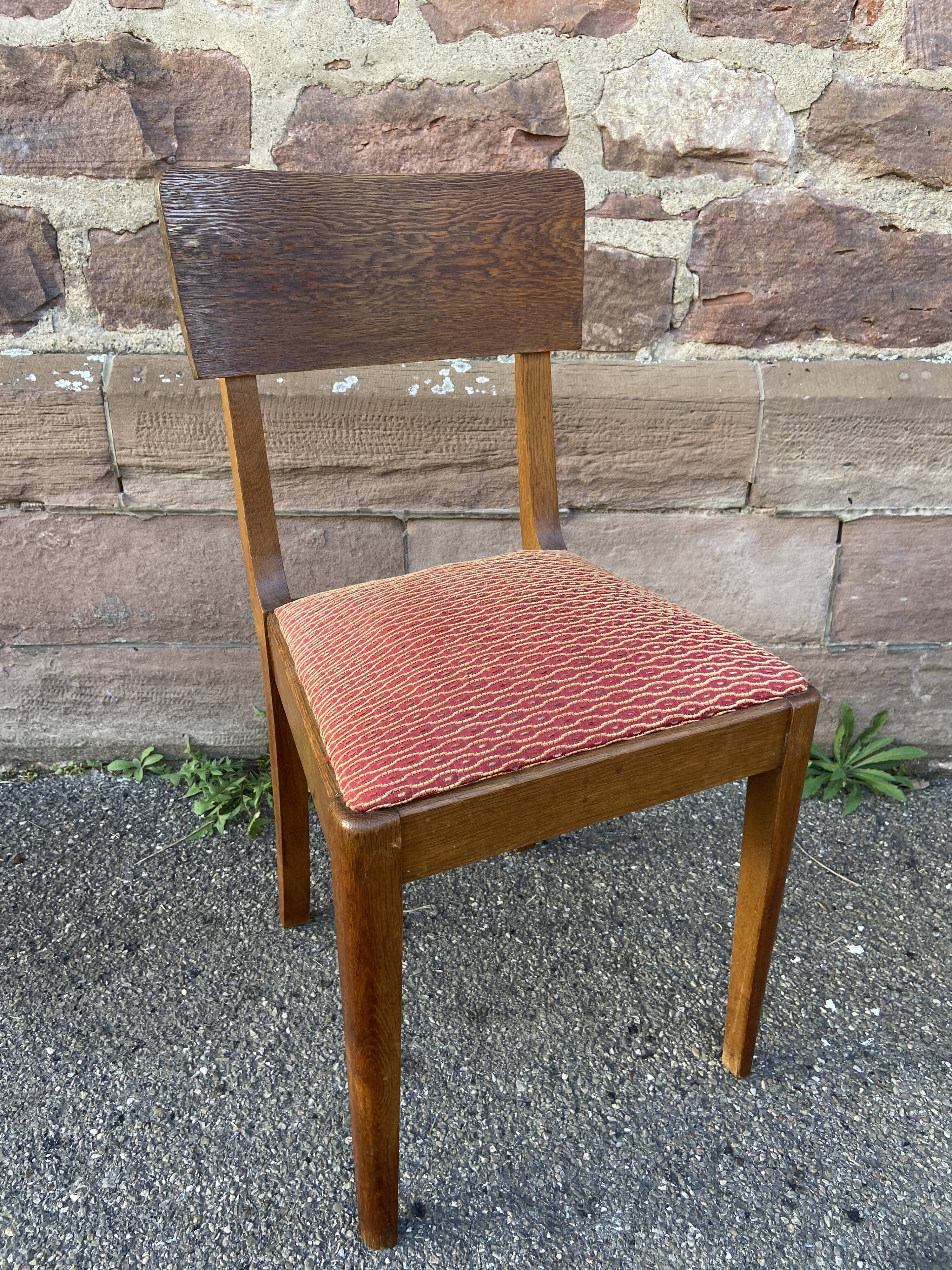 pair of Modernist Chairs BAUHAUS vintage cocktail 1950 GERMANY