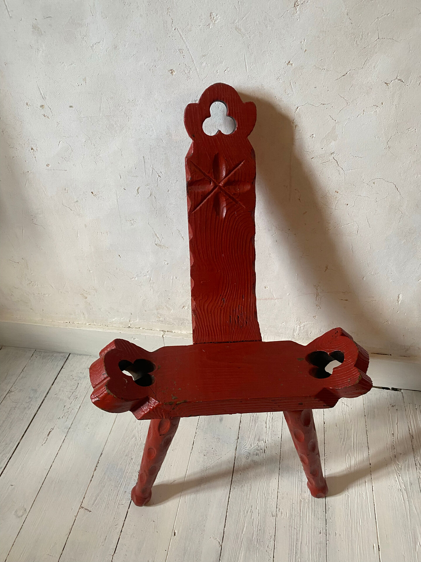 Chaise tripode vintage