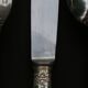 Empire style housewife in silver metal