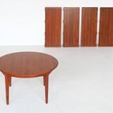 Henning Kjaernulf model 62 dining table teak Soro Stolefabrik Denmark 1958