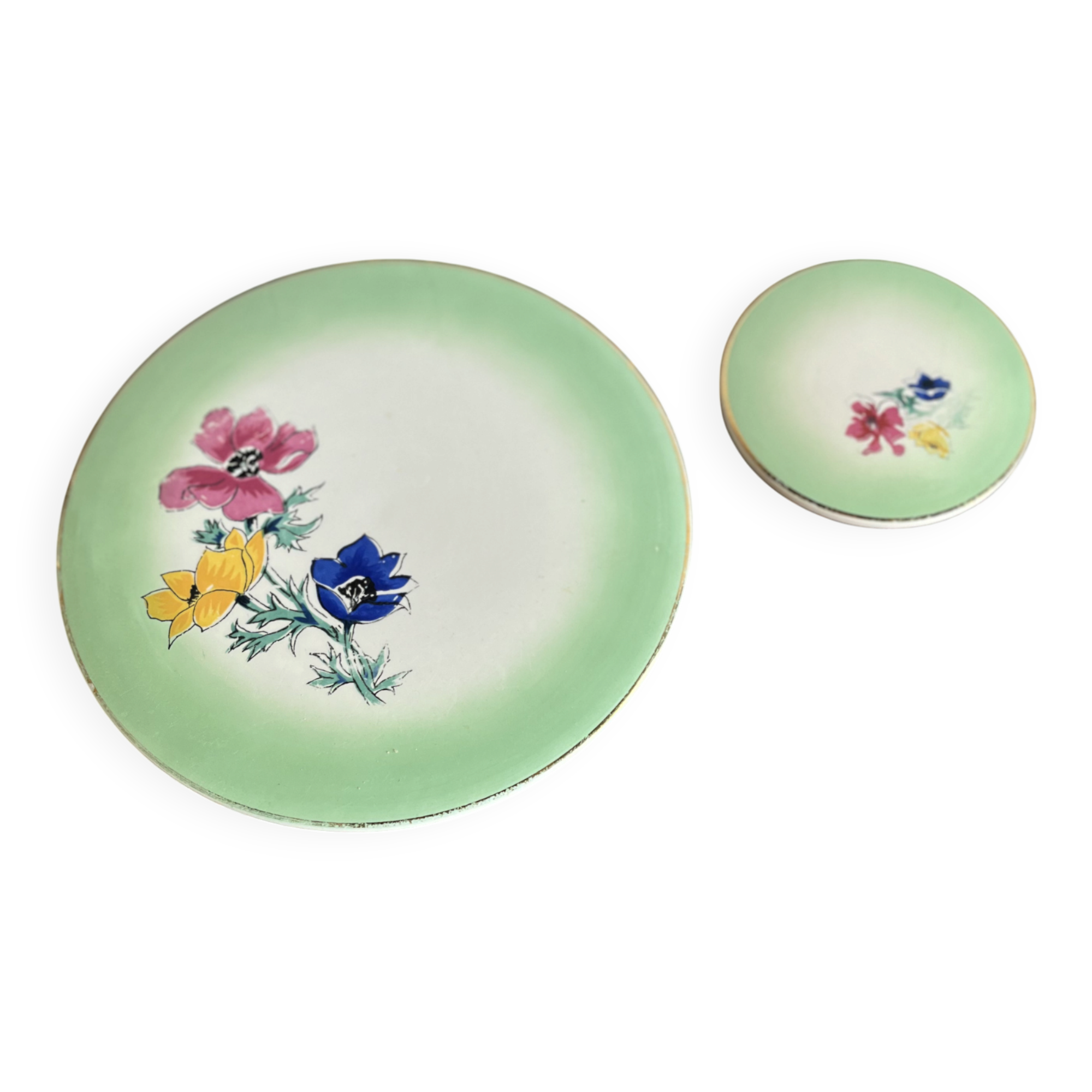 Set dessous de plat et de bouteille Sarreguemines
