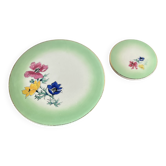 Set of trivets and bottle coasters Sarreguemines