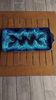 Blue rectangular plate Vallauris