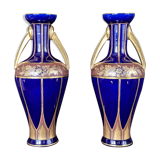 Pair of art deco vases signed by Pinon Heuze