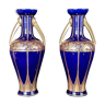 Pair of art deco vases signed by Pinon Heuze
