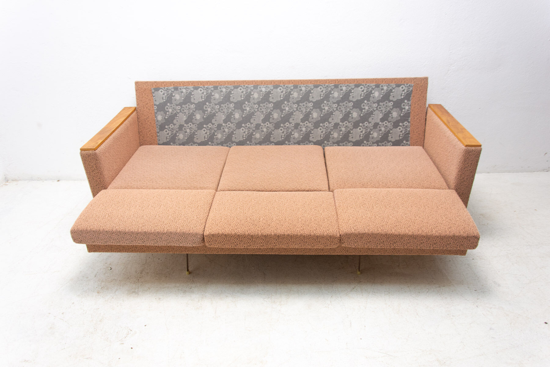 Mid century folding sofabed, 1970´s, Czechoslovakia