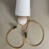 Small old glass table lamp