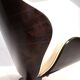 Stokke Varier Tok leather armchair with ottoman by Toshiyuki Kita, 1990