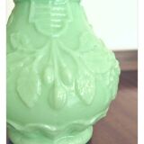 Vase en verre opalin Art Nouveau Portieux Vallerysthal