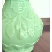 Vase en verre opalin Art Nouveau Portieux Vallerysthal