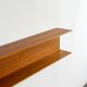 Teak wall shelf by Wilhelm Renz for Walter Wirz Mid Century Design
