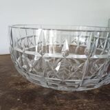 Large Saint Louis crystal salad bowl