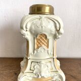 Homemade ceramic vase slip