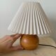 Lampe de chevet en bois massif
