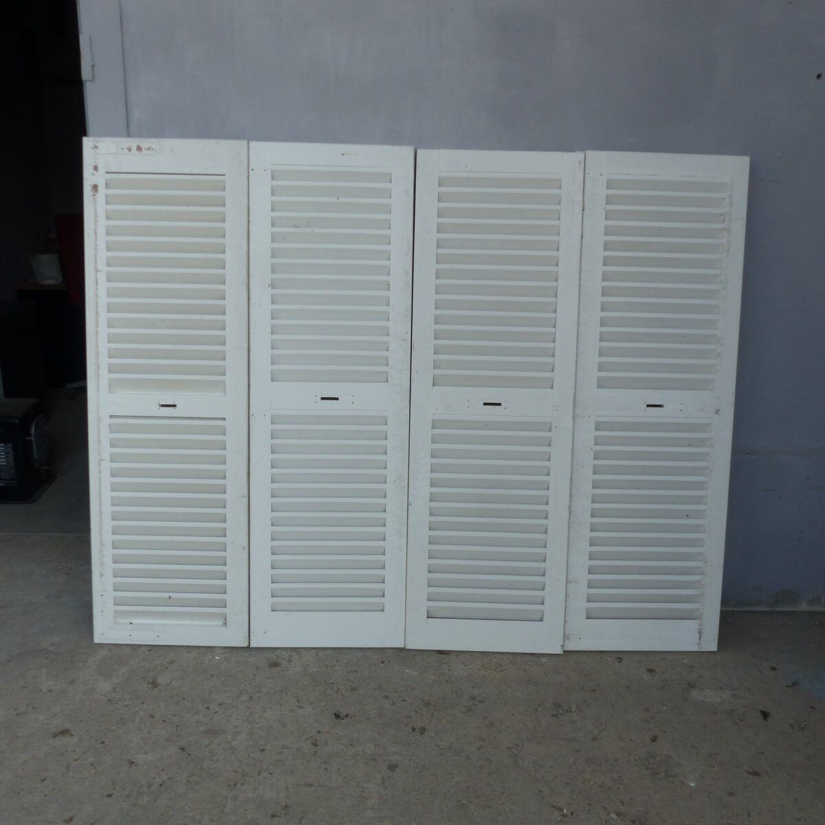 Lot de 4 volets persiennes L 209 x H 163 cm