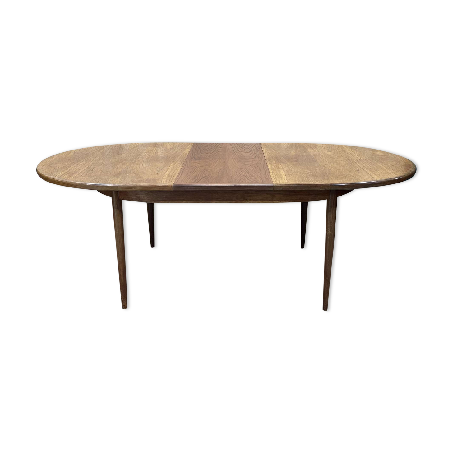 Oval table from the 70s of the G-plan brand with a butterfly extension
