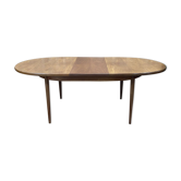 Oval table from the 70s of the G-plan brand with a butterfly extension