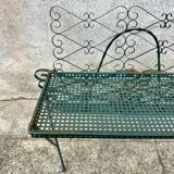 Vintage wrought iron magazine rack, Matego.
