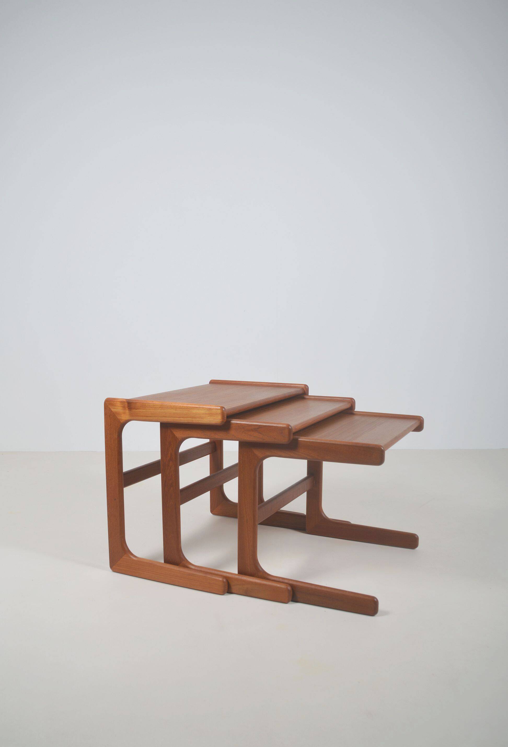 Set of Danish nesting tables by Salin Møbler, 1960s