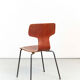 Set of 5 Model 3103 Hammer chairs by Arne Jacobsen for Fritz Hansen, 1970s