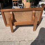 Solid oak coffee table