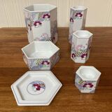 Set of five Scandinavian design ceramics.