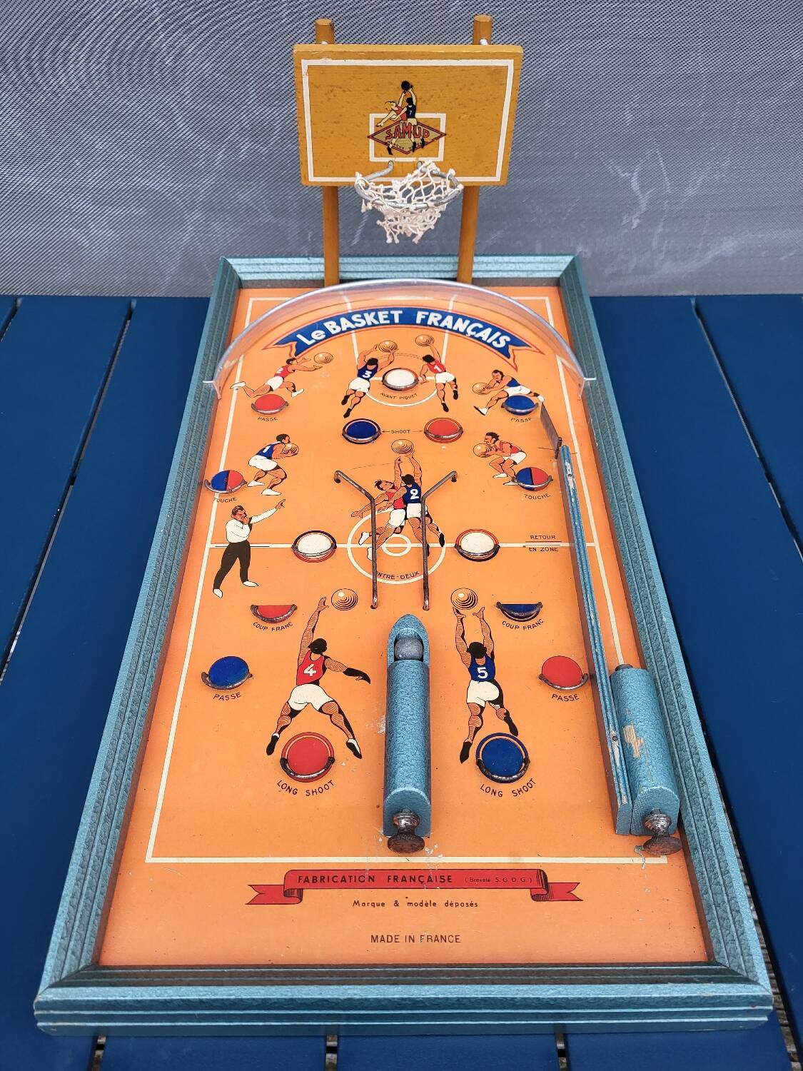 French Basket, Art Deco retro, made in France