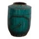 Antique green glazed ceramic vase (circa 1820) #35