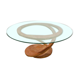 Table basse en acier