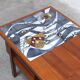 Walnut coffee table with ceramic tile by Jos De Mey for Van Den Berghe-Pauvers, 1960s