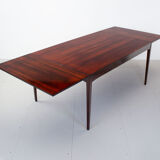 Danish Rosewood Extending Dining Table by Hornslet, 1960s