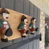 Coat Rack - Pinocchio Towels Superb Handcrafted Work 1940s/50s