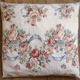 Double-sided floral cushion