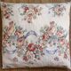Double-sided floral cushion