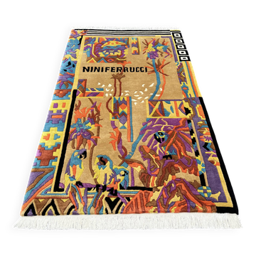 Modern rug signed Nini Ferrucci 160x100 cm