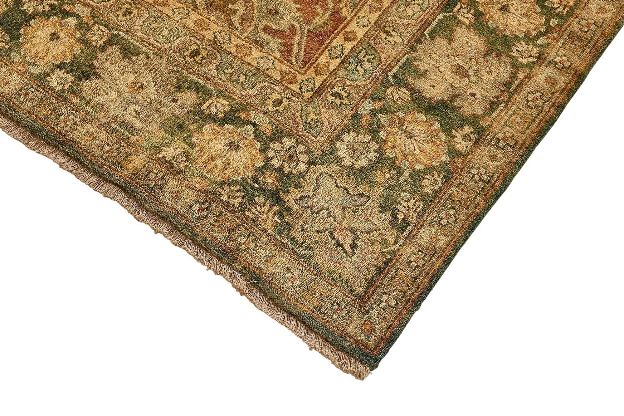 Turkish Handknotted Wool Oushak Rug 186 cm x 265 cm