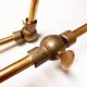 Italian articulated wall light diabolo design 50s