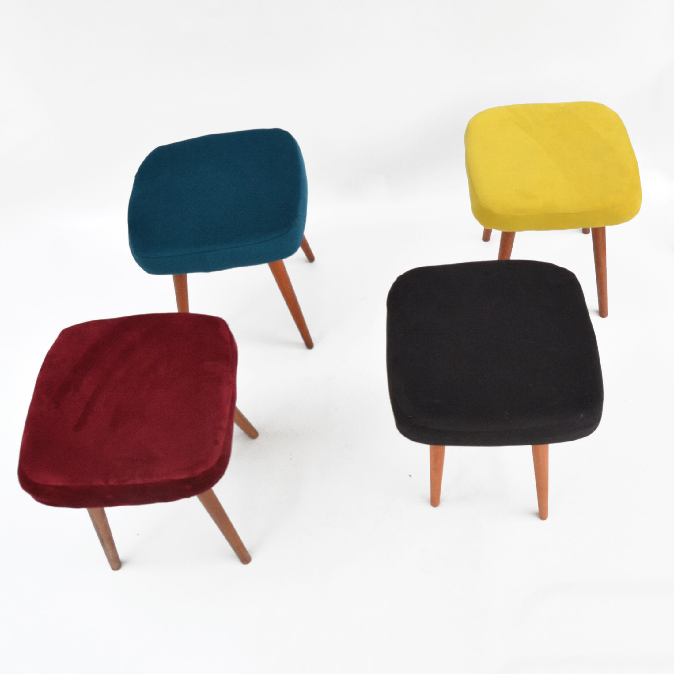 1960s. Stool, 'Dolnośląska Fabryka Mebli' in Świebodzice, Poland