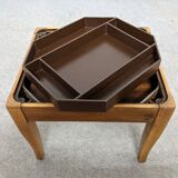 Art deco stool with secret compartment