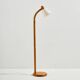 Pine floor lamp for Solbackens Svarveri