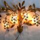 Hans Kögl floral wall lamp years 70