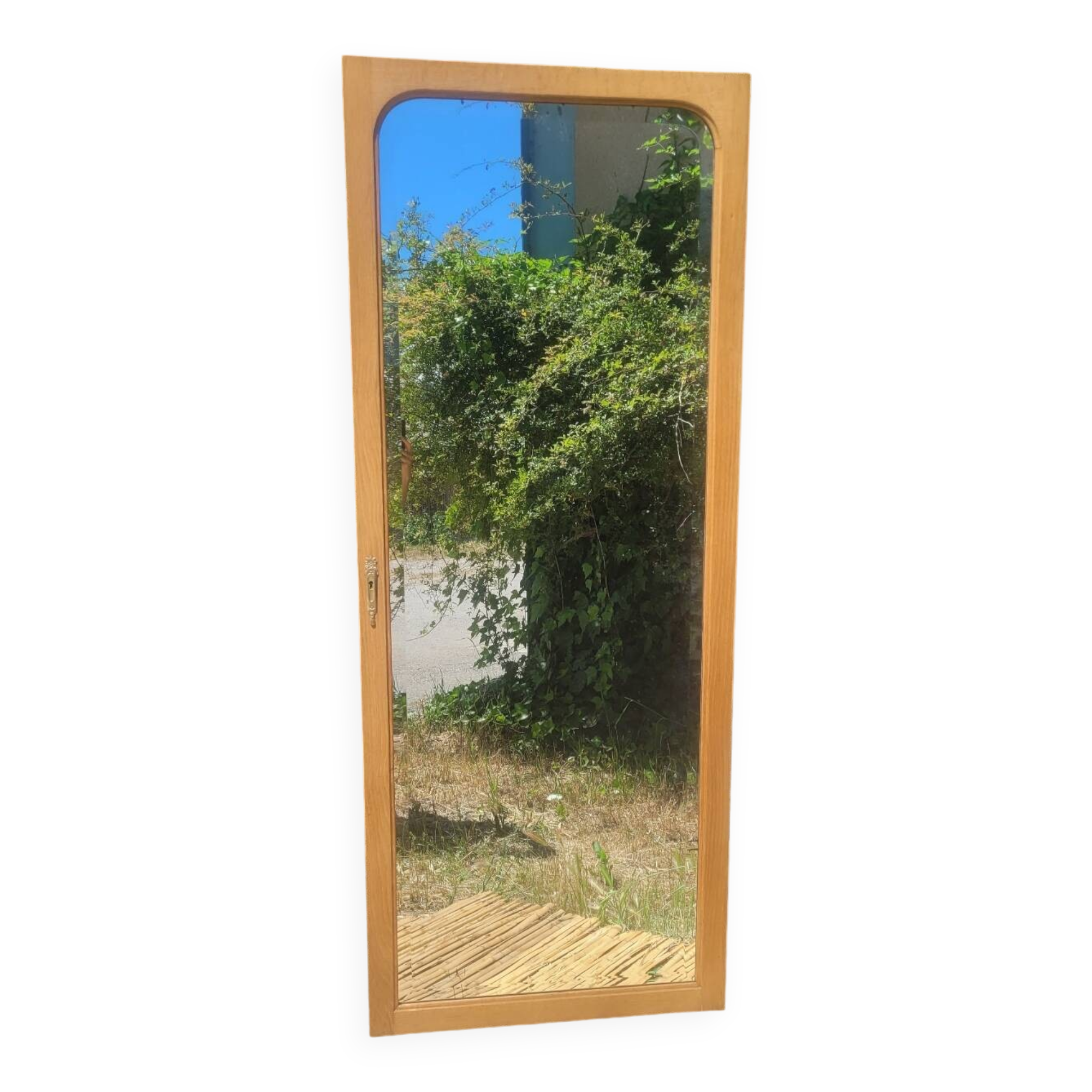 Renovated antique bevelled mirror