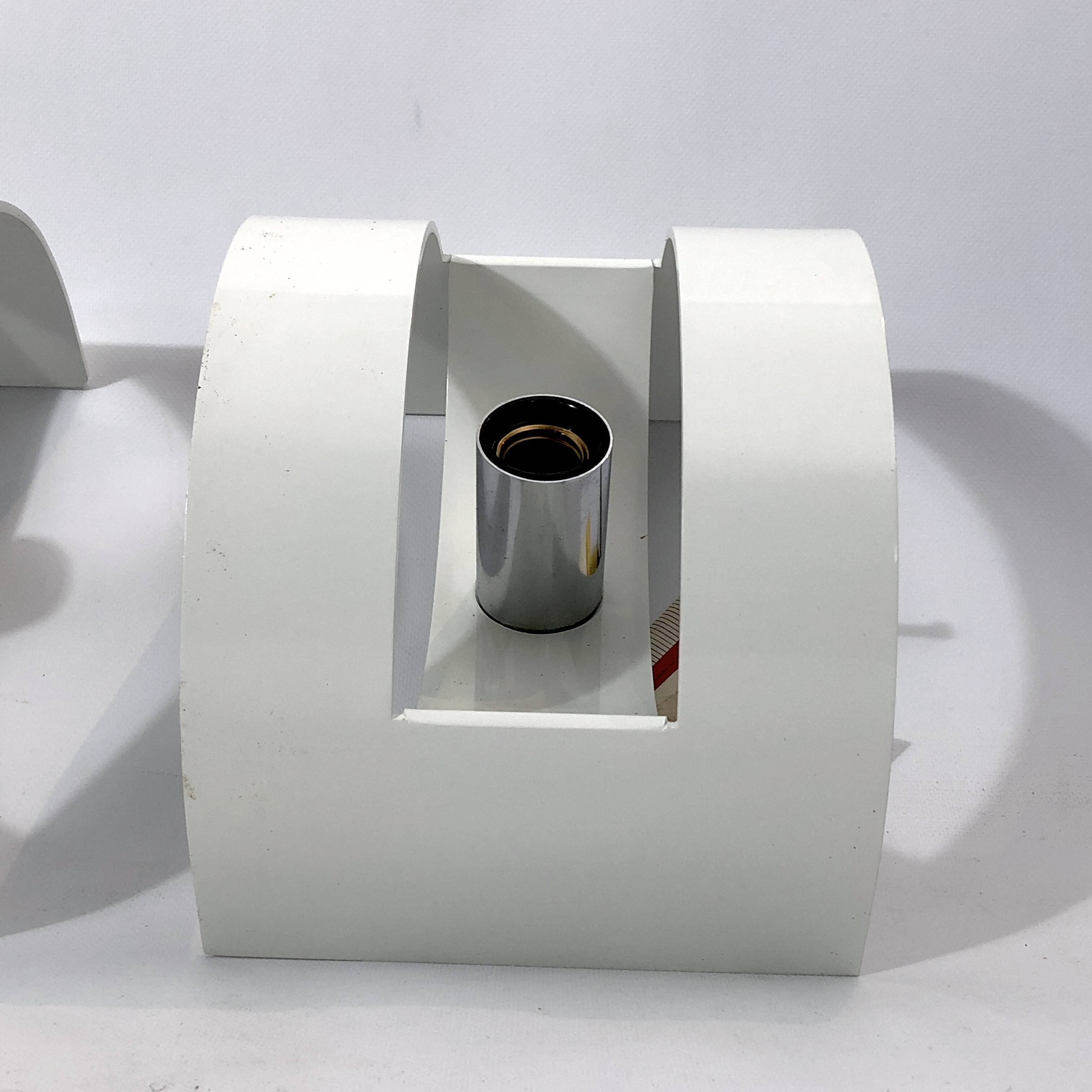 Stilux Milano Model Lido, pair of large sconces from 60s