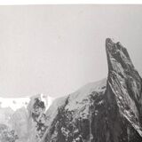 Mont-Blanc Mountain original photograph 1950 Pierre Tairraz