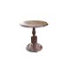 Side table, solid wood pedestal table, 1960s