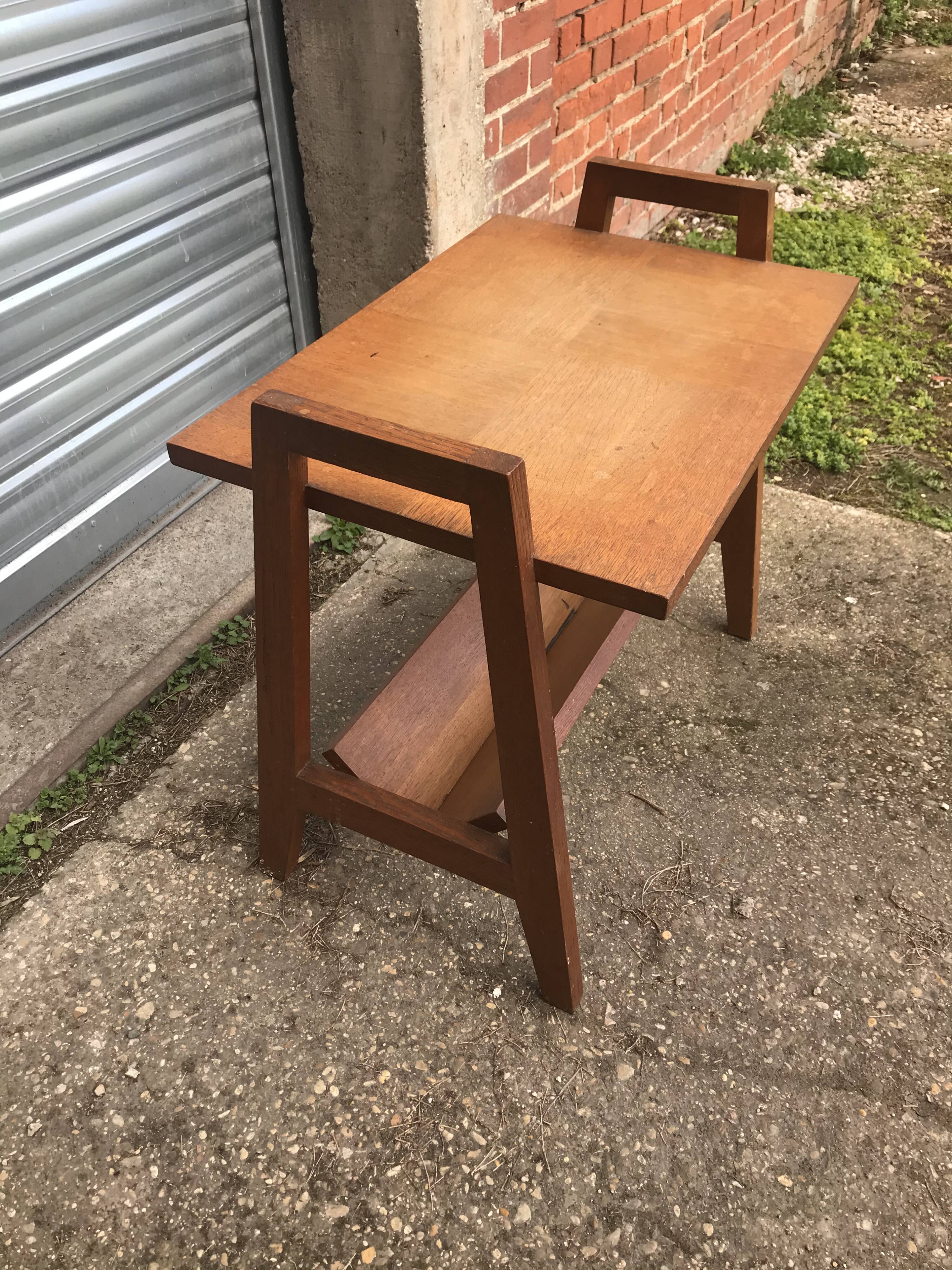 Oak side table 1950