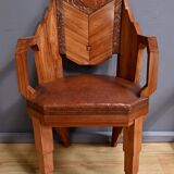 Set of 6 Rosewood Armchairs, Art Deco – 1910