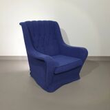 Graceful arm chair / wool bouclé / 70's