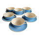 6 cups and under cups Villeroy and Boch from Mettlach